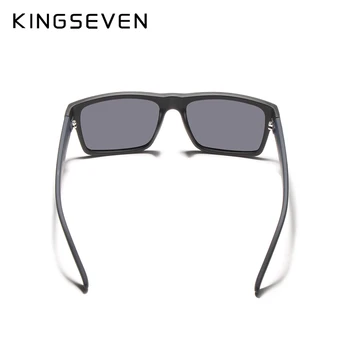 KINGSEVEN Marca de Moda Óculos de Homens, Óculos de Sol Polarizados Homens de Condução a Moldura de Preto Tons de Óculos de Oculos