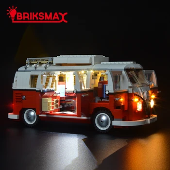 BriksMax Diodo emissor de Luz, Kit Para 10220 T1 Van de Acampamento para o , NENHUM Modelo de Carro