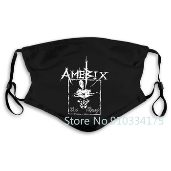 Amebix Você Realmente Quer que Sua Liberdade Rosto Assustador Logo Preto Marca máscara