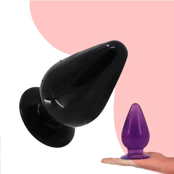 Adulto Sexo Anal Brinquedos De Silicone Plug Anal Grande Tamanho Butt Plugs Com Forte Otário Ânus Expansão Sexo Adoro Produtos Para Homens, Mulher Gay