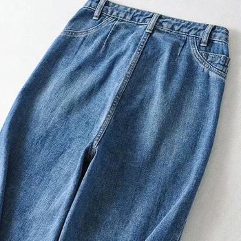 GOPLUS Jeans Mulher Vintage Cintura Alta Namorado Mom Jeans Taille Haute Femme Azul Preta Reta Calças Spijkerbroeken Dames