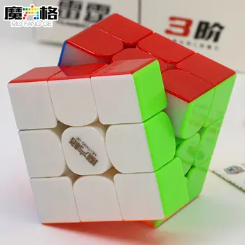 Cubo mágico quebra-cabeça QiYi XMD MoFangGe 3x3x3 3x3 Trovão v3 Magnético do ímã profissional de velocidade cubo de brinquedos educativos jogo