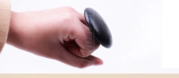 2pcs de Basalto Negro de Pedra Massagem com Óleo Essencial, Forma de Cogumelo Spa Pedra da Energia para o Corpo, Massagem facial Pedra