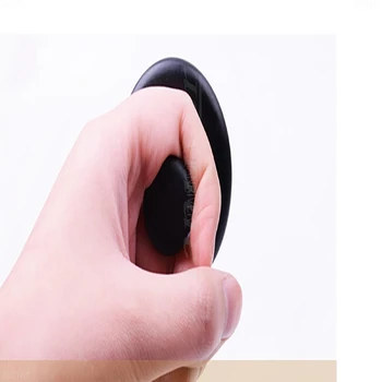 2pcs de Basalto Negro de Pedra Massagem com Óleo Essencial, Forma de Cogumelo Spa Pedra da Energia para o Corpo, Massagem facial Pedra