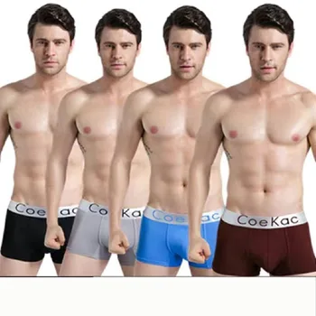4/5Pcs/Monte de roupa íntima para Homens Homens boxer calça Sexy, confortável, elegante, impresso de roupa íntima para homens