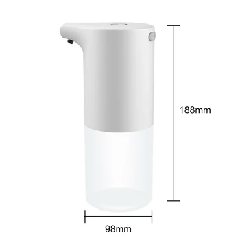 Casa de banho saboneteira Automática de Carregamento USB Infravermelho Sensor de Indução Mão Arruela KitchenTouchless casa de Banho de Espuma Acessórios