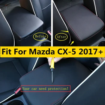 Yimaautotrims Assento, apoio de Braço da Caixa de Armazenamento de Tapete de Proteção Tampa de Guarnição de Interiores, Acessórios De Mazda CX-5 CX5 2017 2018 2019 2020