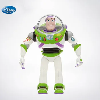 Grande Buzz Lightyear Ação Brinquedo Figuras de Bonecos da disney, Toy Story Som e luz pode caminhar Figuras de Bonecos
