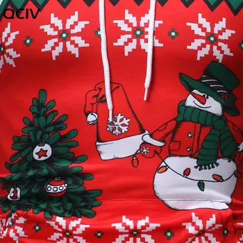 Feio Camisola do Natal de Impressão 3D Engraçado de Natal Pulôver Capuz de Moletom Homens mulheres da Festa de Outono homens camisola
