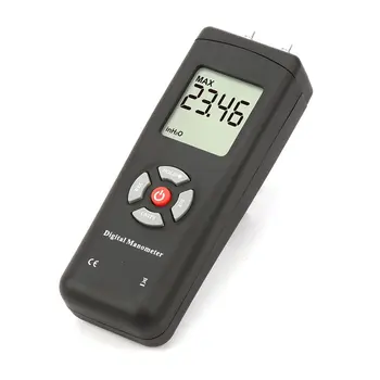 TL-100 Digital, Manômetro de Pressão de Ar Medidor Portátil medidor de Pressão Portátil U-tipo de Medidor de Pressão Diferencial