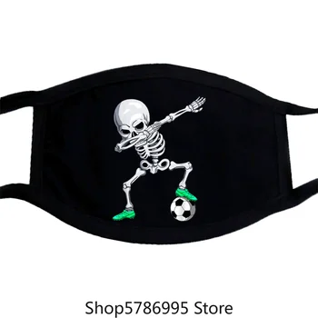 Halloween Original Enxugando Esqueleto De Vestuário Jogador De Futebol Dab Meninos Máscara