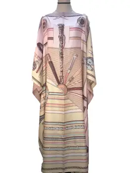 Plus size moda Kaftan impresso Boêmio Impresso Soltas de Praia Vestidos de Dashiki Africana solta Abaya Veste roupas Africanas roupas