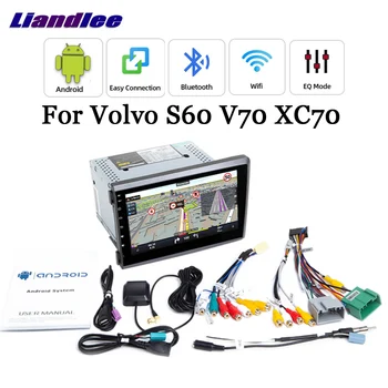 Car Multimedia Player Para o Volvo S60/V70/XC70 2000-2009 Rádio Android reino UNIDO Acessórios Estéreo de Vídeo do Sistema de Navegação GPS