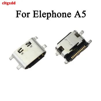 1Pcs Para Elephone A5-Tipo c 12pin Micro USB Conector jack de Carregamento de Porta DC Substituição