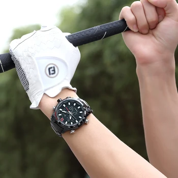 NAVIFORCE Esporte de Homens do tipo Militar, Relógios de Luxo Homens do Digital Relógio de Quartzo Completo Relógio de Pulso de Aço Impermeável relógio masculino