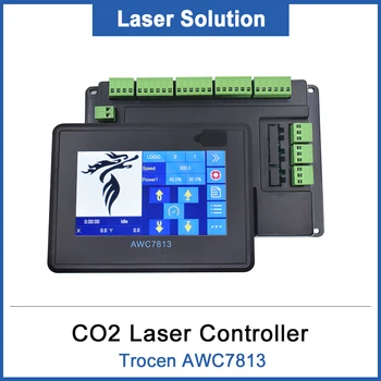 Laser de Co2 DSP Sistema de Controlador de Trocen AWC7813 Substituir 708S 708C LITE Para Co2 de gravação a Laser e Máquina de Corte