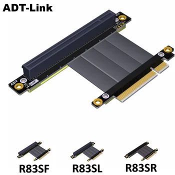 PCI-E x8 cabo de extensão do adaptador pcie x16 Riser 1U2U 8x 16x ADT gtx 1080 ti ,PCI express 3.0 x16 x8 a Extensão vertical da gpu
