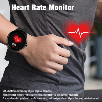 IOWODO X2 Smart Watch Homens Mulheres Monitor de frequência Cardíaca 45 Dias de Vida da Bateria 5 ATM Impermeável Esporte Homens Smartwatches Para Android iOS