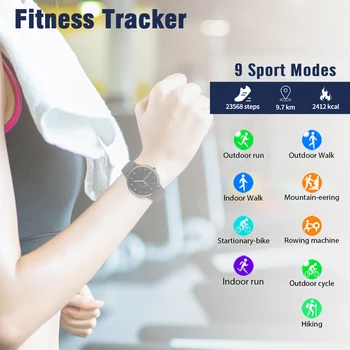 IOWODO X2 Smart Watch Homens Mulheres Monitor de frequência Cardíaca 45 Dias de Vida da Bateria 5 ATM Impermeável Esporte Homens Smartwatches Para Android iOS