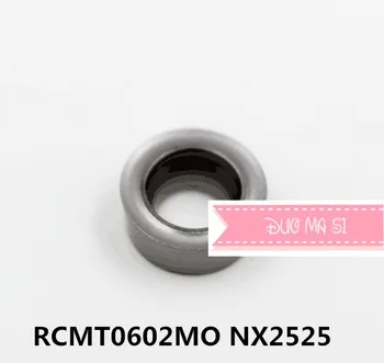 Frete grátis lâmina de corte RCMT0602MO NX2525 de pás giratórias,Adequado para SDGCR/SRDCR/SRACR /SRDCN de ferramentas de Torno