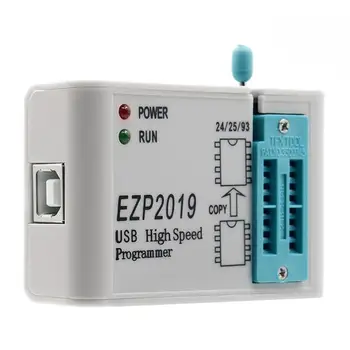Durável EZP2019 USB de Alta Velocidade SPI Programador de Suporte 24 25 93 EEPROM Flash de Bios branco