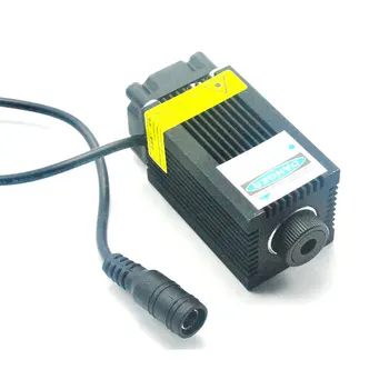 405nm Violeta/Azul do Laser do Diodo Dot Módulo de 200mw de Iluminação LED, Foco Ajustável de gravação a Laser w 12V 1A Adaptador de NÓS/eu/UK/AU