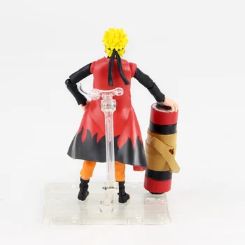 14cm Anime Naruto Shippudden Naruto Uzumaki Figura de Ação de Brinquedos de PVC de Modo Sábio Colecionáveis Modelo de Bonecas Móveis Uzumaki Figurine