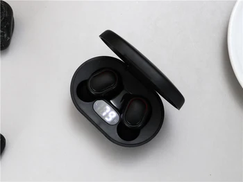 TWS Fones de ouvido sem Fio Bluetooth de Cancelamento de Ruído digital LED Tela de exposição In-ear Fone de ouvido Estéreo de Fones de ouvido Preto