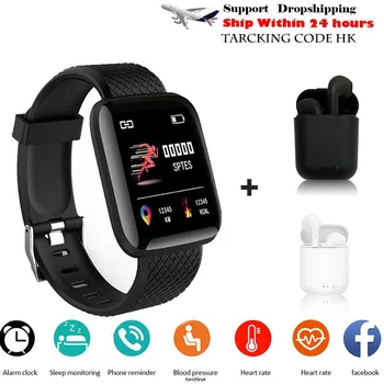 Digital Pulseira SmartWatch Mulheres frequência Cardíaca Tracker Homens Esporte Bluetooth relógio de Pulso Para IOS, Android, Adicionar Fone de ouvido Bluetooth
