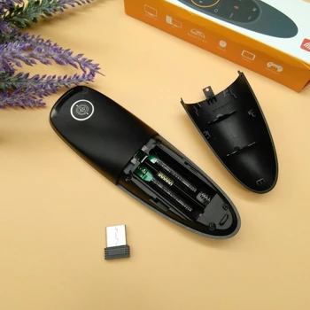 2pcs G10S Giroscópio de Mouse Aéreo Google Voice controle Remoto Inteligente 2.4 G sem Fio IR Aprendizagem Mouse Fly para H96 MAX HK1 CAIXA de TV Android