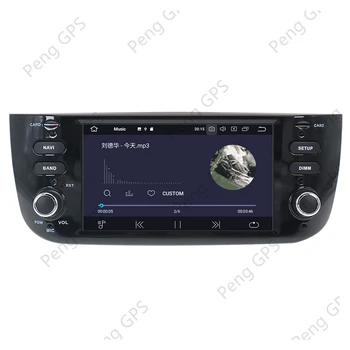 Android 10.0 Multimídia Estéreo Para Fiat/Linea/Punto Evo 2009-Touchscreen GPS de Navegação de CD Leitor de DVD Central Carplay PX6