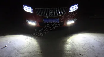 Frete grátis Lâmpada do carro 10pcs 18mm Olhos de Águia luzes Diurnas de LED de Alto Brilho de Carro Luzes de Trabalho de Origem Impermeável