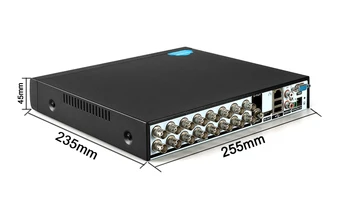 Detecção de rosto XMeye Hi3531D H265+ 5MP 16CH 16 Canal 6 em 1 Híbrido wi-FI TVi CVI NVR AHD CCTV DVR de Vigilância de Vídeo Recodificador