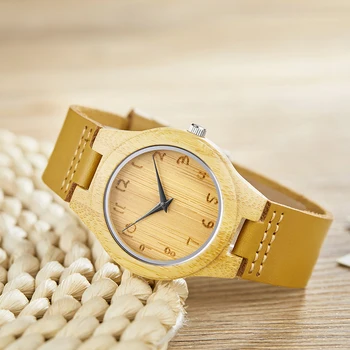 2020 Design de Moda Par de relógios Relógios de Couro Macio Banda de Homens, Mulheres, Madeira de Quartzo Relógios de pulso Masculino Relógio Reloj Hombre WW005
