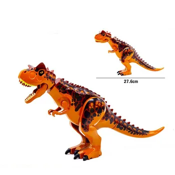 Brutal Raptor Construção de Jurassic Blocos de Mundo 2 MINI Figuras de Dinossauros Tijolos Dino Brinquedos Para Crianças Dinosaurios Natal