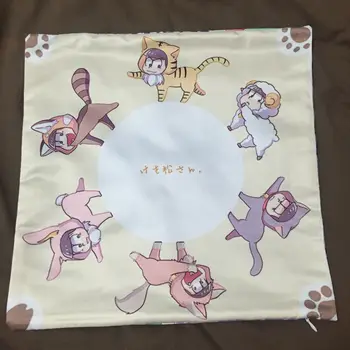 Anime Osomatsu-san Osomatsu dupla face Fronha de Travesseiro almofada Capa Otaku Cosplay 35