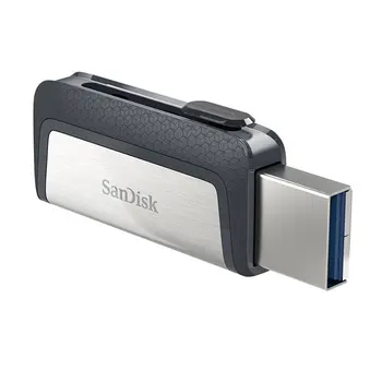 Sandisk SDDDC2 Extrema-Tipo C 256GB de 128GB 64GB Dupla OTG USB Flash Drive 32GB Pen Drive USB Stick Micro USB Flash Tipo C 16GB