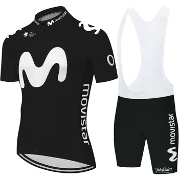 2020 equipa Movistar ciclismo jersey homens mallot ciclismo hombre verano Summe Jersey terno Moto culotte ciclismo hombre