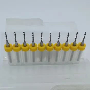 10Pcs 1,2 mm de Importação de Carboneto do PWB da Placa de Circuito impresso Mini CNC Perfuração Conjunto de Bits de Ferramentas para Madeira