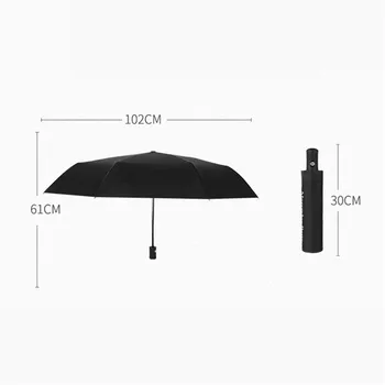 Krada 1X de Guarda-chuva Para Ford Mustang GT Dobrável UV Sombras à prova de Vento, Impermeável Guarda-chuva de Acessórios para carros