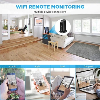 Mini Câmera 4K WIFI HD 1080P câmera IP sem Fio da Câmera de Segurança USB Carregador de Parede Bebê Monitor de Câmera Câmera de vídeo para Smart Home