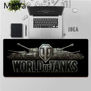 Maiya de Alta Qualidade World of Tanks logotipo de Borracha Durável Mouse Pad Mat Frete Grátis Grande Mouse Pad Teclados Mat