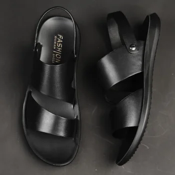 Sandálias Homens Sapatos de Verão De 2020 Praia Gladiador dos Homens de Moda ao ar livre Sandálias Homens Sapatos de Flip-Flops Sandálias Planas de Tamanho Grande