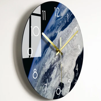 Silêncio Relógio De Parede Sala Criativo De Moda Relógio Moderno E Minimalista De Arte De Luxo Nórdicos Novidade De Parede Relógio De Design Moderno W6