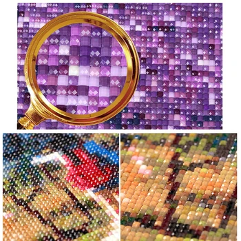 Plena praça 5D DIY animal leão bordado de diamante artesanato diamante pintura, ponto cruz mosaico de decoração adesivos de parede ZWQ