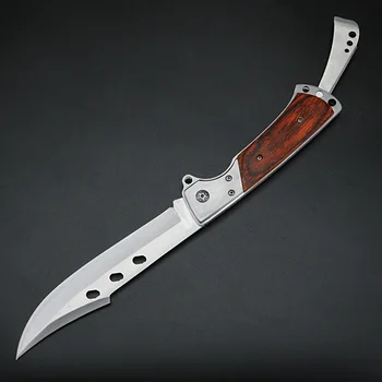 XUAN FENG exterior faca dobrável selvagem de sobrevivência faca camping tático faca a faca de caça de alta dureza do aço faca de caça