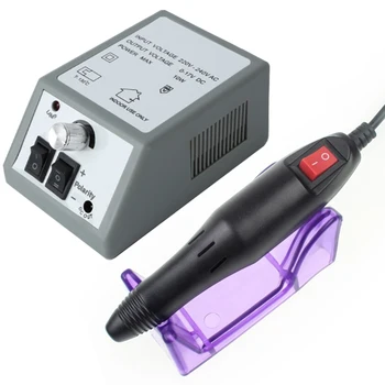 Furadeira elétrica Prego Arquivos Máquina de Manicure e Pedicure Conjunto com Unhas Broca Definir e Lixar Bandas para as Mulheres Garota Plug EUA