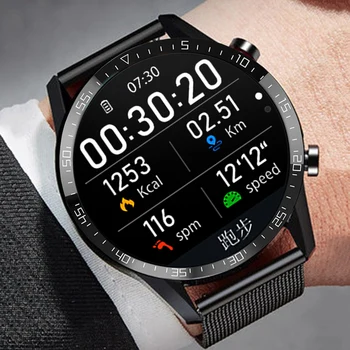 Reloj Inteligente Hombre Smartwatch 2020 Android Homens IP68 Smart Watch Chamada Bluetooth Smart Watch Para o Huawei Android Telefone da Apple