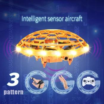 Novo Gesto de Detecção de UFO Mini UAV Luz de Sensoriamento Remoto de Aeronaves de Controle Remoto de Aeronaves Freestyle Drone