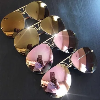 Novo Óculos de sol da forma das Mulheres de grandes dimensões Luxo de Óculos de Sol Feminino Fresco Espelho UV400 Senhora de Óculos de Sombras Para Mulheres#240815